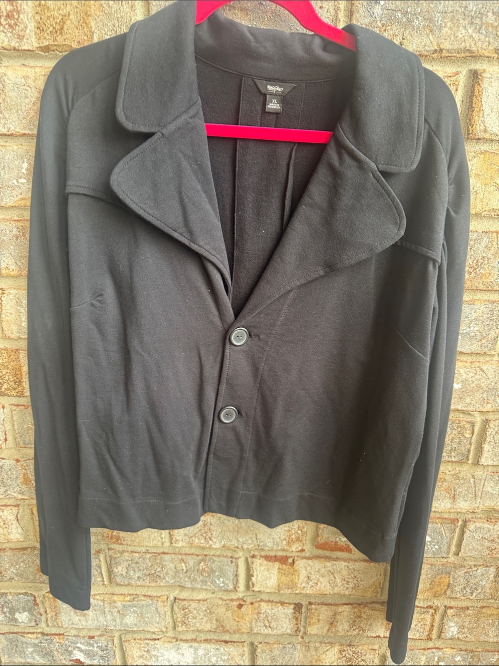 Mossimo Supply Co. Black Women's Two-Button Blazer Jacket